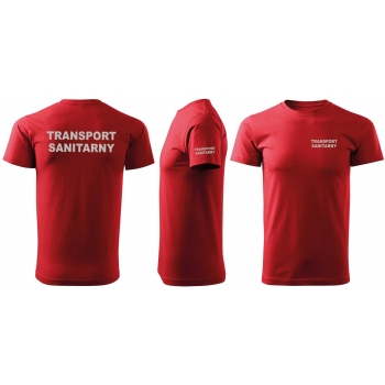 TRANSPORT SANITARNY koszulka z nadrukiem